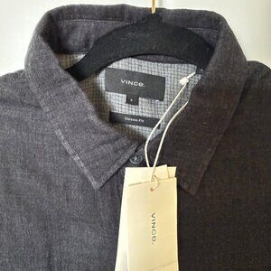 Vince Double Face Long Sleeve Shirt - Men's NWT